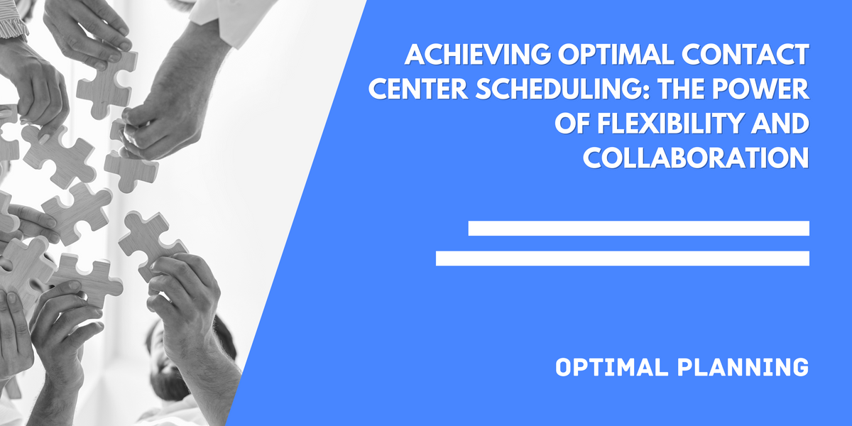 Achieving Optimal Contact Center Scheduling: The Power of Flexibility and Collaboration